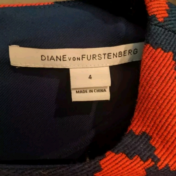 Diane von Furstenberg houndstooth twill dress #dvf - Picture 3 of 4